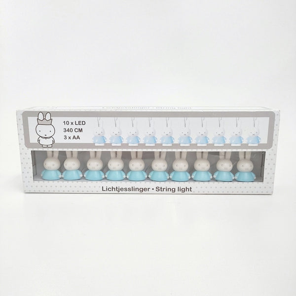 miffy ミッフィー 未使用 ガーランドライト ストリングライト 10連 日本未発売 照明 ライトブルー ホワイト レディース【中古】5-1108G♪
