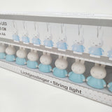 miffy ミッフィー 未使用 ガーランドライト ストリングライト 10連 日本未発売 照明 ライトブルー ホワイト レディース【中古】5-1108G♪