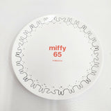 miffy 未使用品 フラワーミッフィー フロートグラス レトロポップ メラミンプレート 皿 ホワイト クリア レディース ミッフィー【中古】6-0204G◎