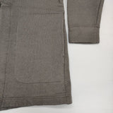 RINEN 裏起毛羽織り スウェット 製品染め コットン カーディガン グレー レディース リネン【中古】5-1229T∞