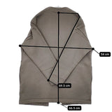 RINEN 裏起毛羽織り スウェット 製品染め コットン カーディガン グレー レディース リネン【中古】5-1229T∞