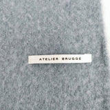 atelier brugge 無地 マフラー ストール ミズイロ レディース アトリエブルージュ【中古】5-1123T◎
