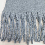 atelier brugge 無地 マフラー ストール ミズイロ レディース アトリエブルージュ【中古】5-1123T◎