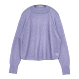 audrey and john wad ラグラン 定価13200円 ニット ラベンダー レディース オードリーアンドジョンワッド【中古】5-1211T◎