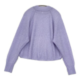 audrey and john wad ラグラン 定価13200円 ニット ラベンダー レディース オードリーアンドジョンワッド【中古】5-1211T◎