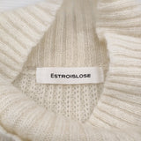 ESTROISLOSE ハイネックラムウールニットベスト ek21308 レイヤード ベスト オフホワイト レディース エストゥロワルーズ【中古】5-1214T♪
