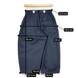 have a good day リラックスクロップドワイドパンツ イージーコットン クロップドパンツ ネイビー レディース ハブアグッドデイ【中古】6-0214M∞