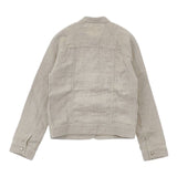 si-si-si comfort 未使用品 リネンジャケット Gジャン 定価27500円 N-603L デニムジャケット エクリュ ベージュ レディース スースースーコンフォート【中古】6-0415M∞