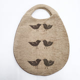 mina perhonen tori to hana エッグバッグ トートバッグ ベージュ レディース ミナペルホネン【中古】5-1123T◎