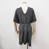 45R/45rpm ノアランドガンジーポンチョ 定価25300円 ニットベルト付き サイズ0 ポンチョ グレー レディース フォーティーファイブアールピーエム【中古】5-1211T◎