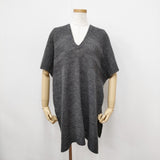 45R/45rpm ノアランドガンジーポンチョ 定価25300円 ニットベルト付き サイズ0 ポンチョ グレー レディース フォーティーファイブアールピーエム【中古】5-1211T◎