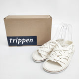 trippen Swamp White メッシュレザー サイズ37 定価49500円 サンダル ホワイト レディース トリッペン【中古】6-0214S◎
