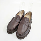 Paraboot Reims ランス Marche Marron 6.5 フランス製 ローファー ブラウン メンズ パラブーツ【中古】5-1202G◎