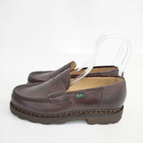 Paraboot Reims ランス Marche Marron 6.5 フランス製 ローファー ブラウン メンズ パラブーツ【中古】5-1202G◎