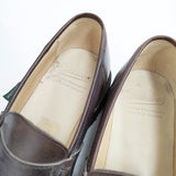 Paraboot Reims ランス Marche Marron 6.5 フランス製 ローファー ブラウン メンズ パラブーツ【中古】5-1202G◎