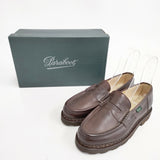 Paraboot Reims ランス Marche Marron 6.5 フランス製 ローファー ブラウン メンズ パラブーツ【中古】5-1202G◎