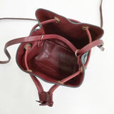 MAISON BOINET/YOSHIYO 巾着 ショルダーバッグ グリーン レディース メゾンボワネ/ヨシヨ【中古】6-0318G∞