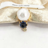 petite robe noire コットンパール 片耳 イヤリング ゴールド レディース プティローブノアー【中古】6-0110G∞
