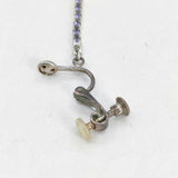 petite robe noire silver 片耳のみ イヤリング シルバー レディース プティローブノアー【中古】6-0110G∞