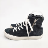 CONVERSE/SINME ALL STAR US Z HI ハイカットスニーカー 24.5cm スニーカー ブラック レディース コンバース/シンメ【中古】6-0208G◎
