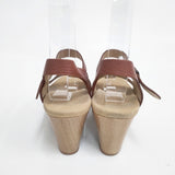 dansko Tasha レザートラップサンダル サイズ38 3604270600 サンダル ブラウン レディース ダンスコ【中古】6-0426S◎