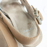 dansko Stasia サイズ38 122221159 サンダル ブラウン シルバー レディース ダンスコ【中古】6-0417S◎