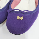 mina perhonen/repetto dop 定価35000円 サイズ36.5 バレエシューズ パープル レディース ミナペルホネン/レペット【中古】5-1123T◎