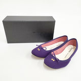 mina perhonen/repetto dop 定価35000円 サイズ36.5 バレエシューズ パープル レディース ミナペルホネン/レペット【中古】5-1123T◎