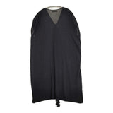 mina perhonen forest parade 定価46000円 us8969 サイズ36 コットンニット Vネック ノースリーブ ワンピース ブラック レディース ミナペルホネン【中古】6-0407S♪