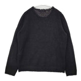mina perhonen corona アルパカ混 va8129 プルオーバー セーター ニット ブラック レディース ミナペルホネン【中古】5-1228T∞