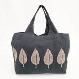 mina perhonen happa パニーニバッグ トートバッグ ネイビー レディース ミナペルホネン【中古】5-1123T◎