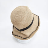 mature ha BOXED HAT ボックスハット 帽子 ハット ベージュ レディース マチュアーハ【中古】6-0212M◎