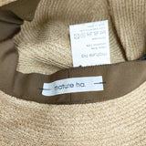mature ha BOXED HAT ボックスハット 帽子 ハット ベージュ レディース マチュアーハ【中古】6-0212M◎