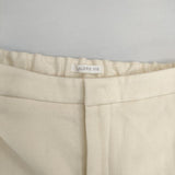 GALERIE VIE 新品 ストレートイージーパンツ 23-04-44-04302HN ウールフランネル パンツ オフホワイト レディース ギャルリーヴィー【中古】5-1228T∞