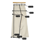 GALERIE VIE 新品 ストレートイージーパンツ 23-04-44-04302HN ウールフランネル パンツ オフホワイト レディース ギャルリーヴィー【中古】5-1228T∞