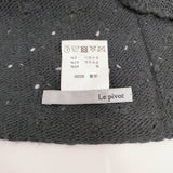 Le pivot マフラー スヌード ブラック チャコールグレー レディース ルピボット【中古】5-1123T◎