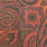 Leilian ウール マフラー ストール ブラック レッド レディース レリアン【中古】5-1123T◎