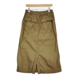 45R/45rpm 薄バックサテンのベイカースカート 定価38500円 ロングスカート 25SS カーキ レディース フォーティーファイブアールピーエム【中古】5-1115G♪