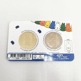 miffy nijntje ミッフィー生誕65周年記年 2EUROメダル 60周年記念コインカードセット コイン シルバー レディース ミッフィー【中古】6-0204G◎