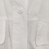 GENE HEAVENS シャツワンピース 600-3140016 ROSE BUD ワンピース ホワイト レディース ジーンヘブンズ【中古】6-0330M∞