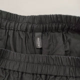 mizuiro-ind 2025年モデル ボリュームフレアスカート マキシスカート ギャザー ロングスカート ブラック レディース ミズイロインド【中古】5-1115G♪