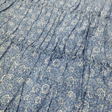 R&D.M.Co- 未使用 トレリスコーチングステッチシャーリングベスト 定価64900円 25SS ブルー ホワイト レディース オールドマンズテーラー【中古】5-1115M♪