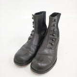 BEAUTIFUL SHOES ボタンドサイドゴアブーツ サイズ24cm ブーツ ブラック レディース ビューティフルシューズ【中古】5-1206G◎