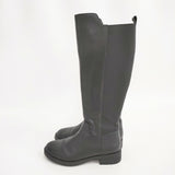 nouer ヌエール サイドゴアロングブーツ 37 ヤマダヤ ブーツ ブラック レディース【中古】6-0208G◎