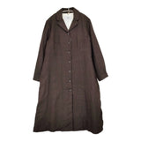 YAECA WRITE ウールコートワンピース 165214 サイズM ワンピース ブラウン レディース ヤエカ ライト【中古】5-1214T♪