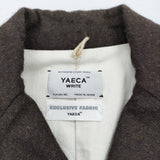 YAECA WRITE ウールコートワンピース 165214 サイズM ワンピース ブラウン レディース ヤエカ ライト【中古】5-1214T♪