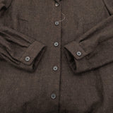 YAECA WRITE ウールコートワンピース 165214 サイズM ワンピース ブラウン レディース ヤエカ ライト【中古】5-1214T♪