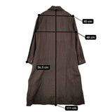 YAECA WRITE ウールコートワンピース 165214 サイズM ワンピース ブラウン レディース ヤエカ ライト【中古】5-1214T♪