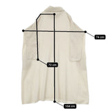 45R/45rpm フロート縮絨ビッグタートルネックワンピース 定価32000円 ウール ワンピース オフホワイト レディース フォーティーファイブアールピーエム【中古】5-1228T∞