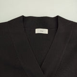 IENA スーパーファインスムースショートカーディガン 定価19800円 カーディガン 23AW ブラック レディース イエナ【中古】5-1228T∞